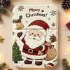 Christmas Santa Claus & Snowman Foldable Makeup Vanity Mirror