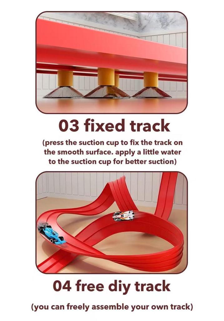 Hot Selling DIY Track Racing Toy for Boys - Cool Inertial Assembly Set for Kids