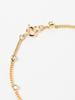 Ray BEAMS/Accessories Beaded Chain Bracelet, Women's, Gold, One Size