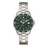 Aquatech Ladies Stainless Steel Green Dial Quartz 7740.1134 100M Women's Watch