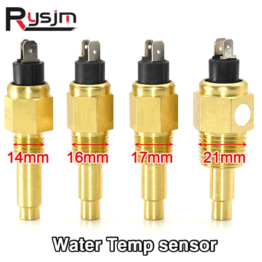 Universal Car Temperature Sensor Water Temperature Sensor 14MM 16MM 17MM 21MM Temp Sensor For Water Temperature Gauge 9~32V
