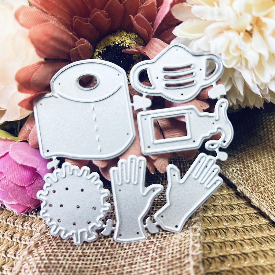 Toilet Paper Special Medical Supplies Elements Metal Cutting Dies DIY for Scrapbooking Dies Cut Handmade Stencil Craft Template