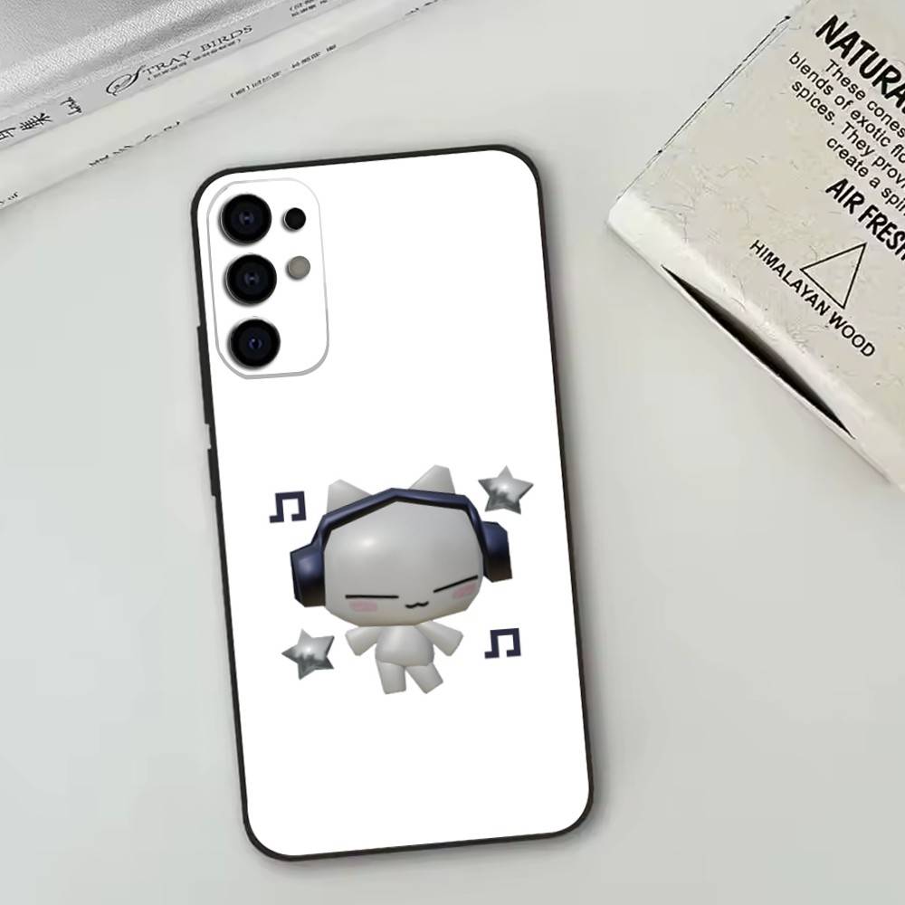 Süße Musikkatze Handyhülle Für Samsung S25,S24,S21,S22,S23,S30,Ultra,S20,Plus,Fe,Weiche Silikon Schwarz Hülle
