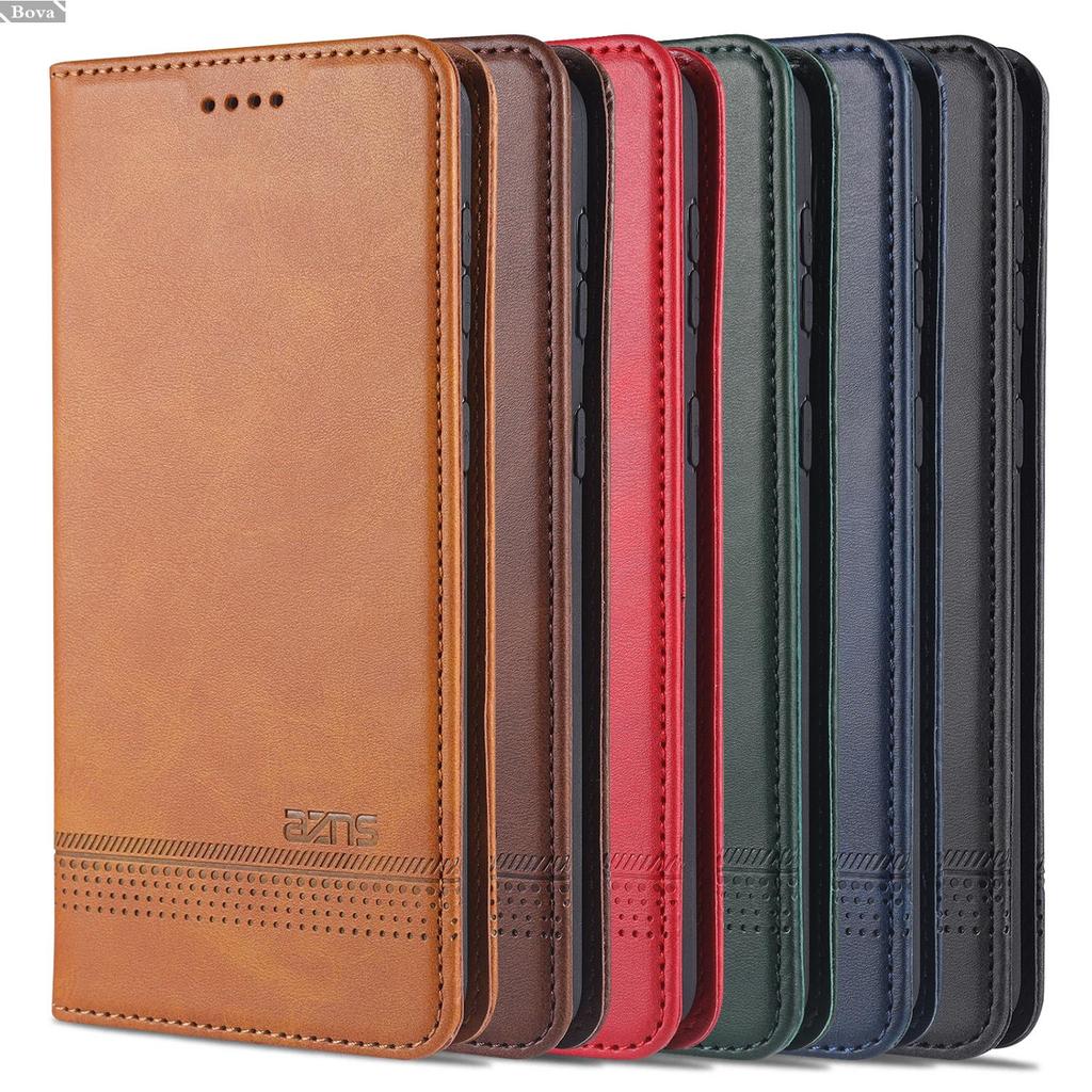 Deluxe Magnetic Adsorption Leather Fitted Case for Samsung Galaxy S21+ Ultra FE 5G Flip Cover Protective Case Capa Fundas Coque