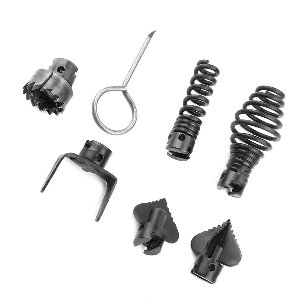 7Pcs 16mm Manganese Steel Drain Cleaner Pipeline Dredging Machine Cutting Head