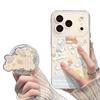 Puppy magnetic suction for apple 17promax case iphone16/1514/13/11/12 with bracket mobile phone case