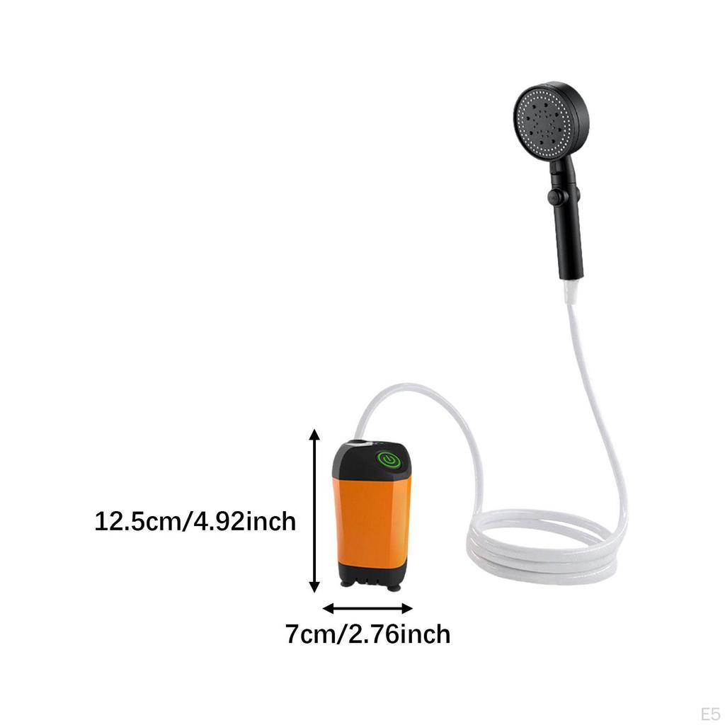 Camping Shower for Outdoor Use, Portable, with USB Charging Function And Various Spray Modes