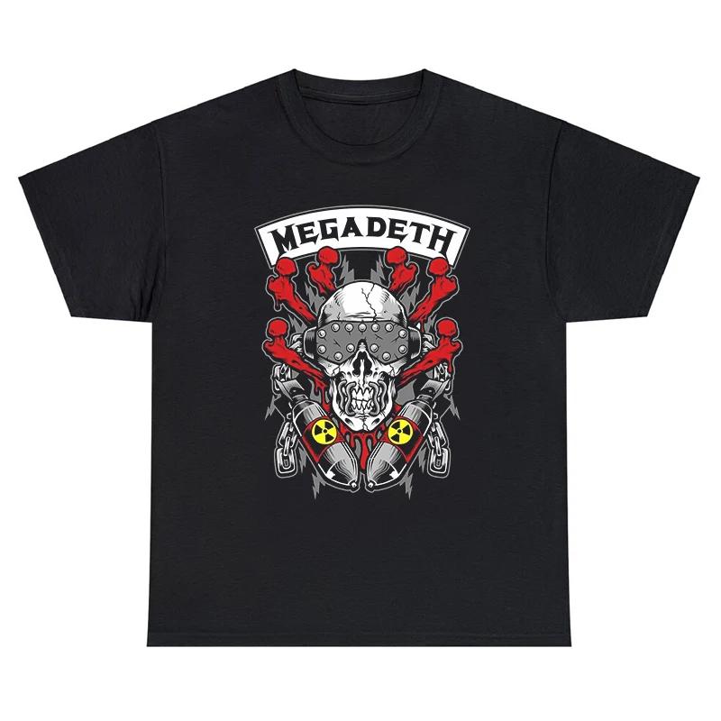 

Megadeths T-Shirt Men Women Cotton Plus Size Fashion O-Neck Vintage Casual Streetwear Oversized Summer Printed Unisex Tees 4XL