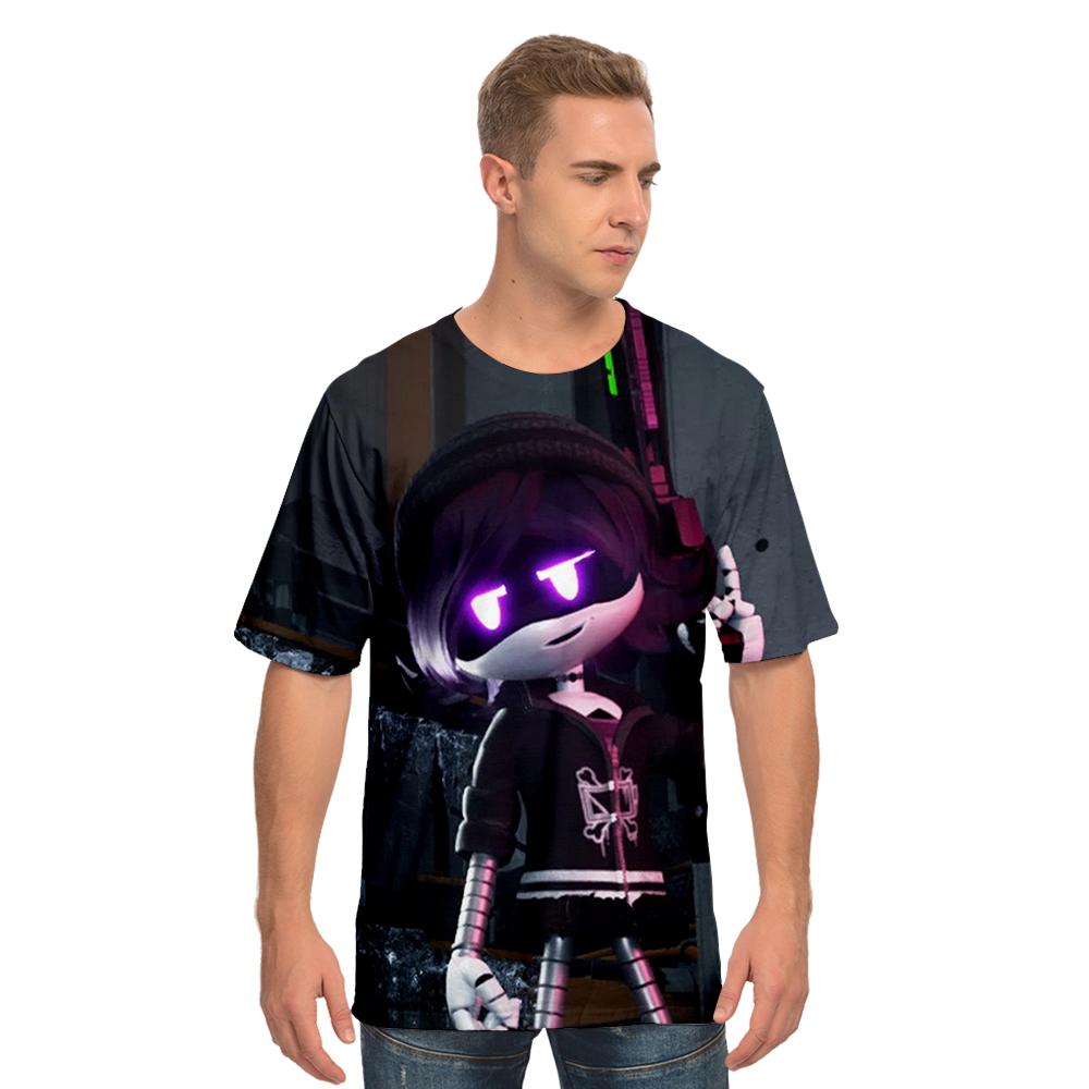 

Women Men s T-shirts Murder Drones Anime Shirt 3D Printed O-Neck Oversized Short Sleeves Fashion Mens Clothing Streetwear XXS різнокольоровий