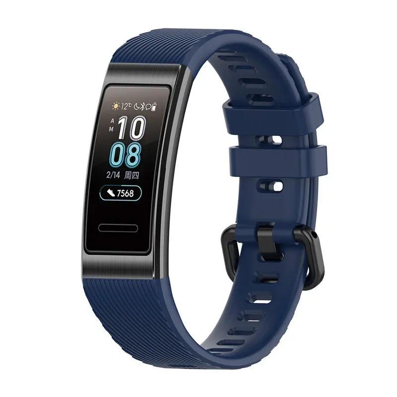 Curea moale din silicon pentru ceas inteligent Huawei Band 3 Pro 4 Pro Brățară Correa Pentru Huawei Band 3 TER-B09/TER-B29S Brățară de încheietură tip buclă