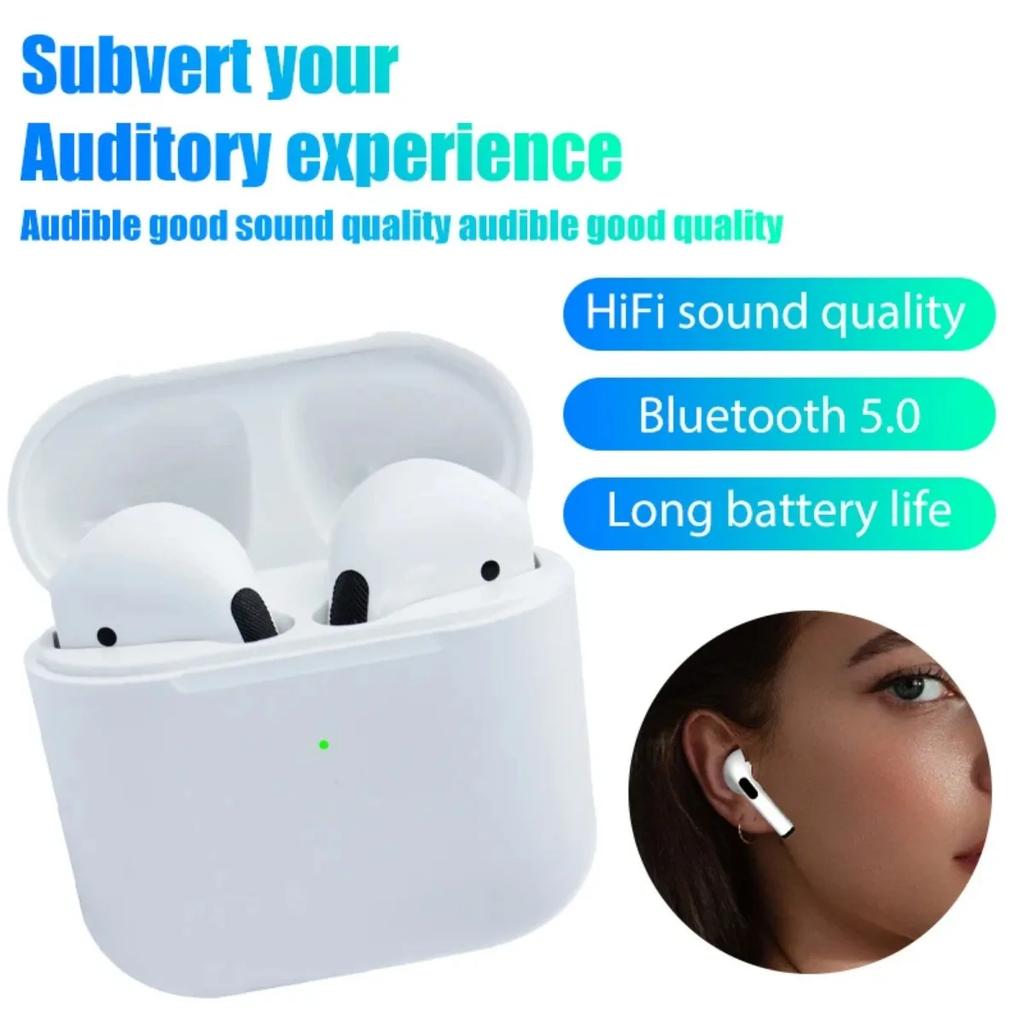 TWS  Pro4  Bluetooth Earphones Wireless Headphones Mini Sports Headset Earbuds Music Earpieces For iPhone Xiaomi Huawei Redmi