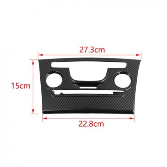 Klimaanlagensteuerung CD-Panel Abdeckung Zierleiste Für Chrysler 300 10-14 Kohlefaser