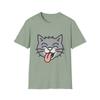 Unisex Softstyle Sassy Cat T-Shirt –  Funny, Streetwear Chaos