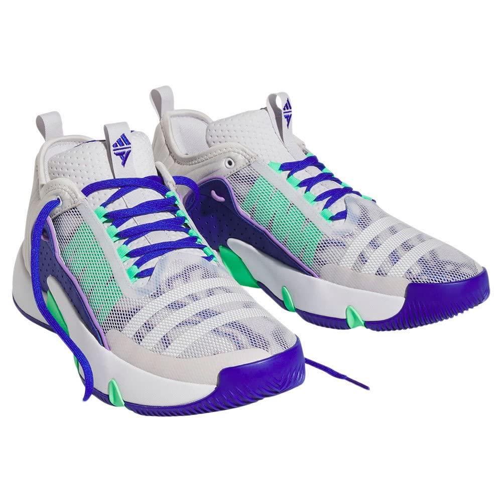 Adidas Trey Unlimited LRH33 Basketball Dash Blue Size Cm Men's Shoes, Gray/Footwear White/Lucid (HQ1019), 26.5