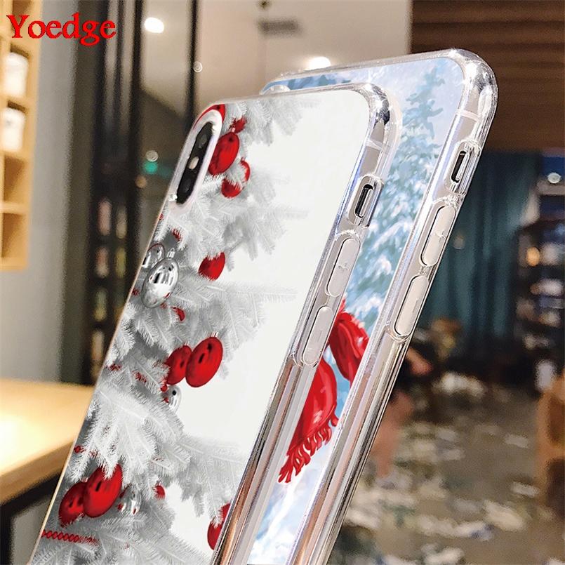Merry Christmas Snowman Phone Case For iPhone 5 5S SE 5C 6 6S 7 8 Plus 4 4S 11 Pro XR XS Max X TPU Xmas Cover For iPhone XR Case