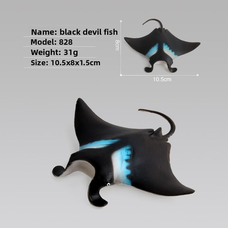 Simulated Shark Turtle Clownfish Crab Killer Whale Marine Animal Model Ornament For Aquarium Enthusiasts And Collectors