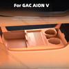 Car Storage Box For GAC AION V Auto Central Control Armrest Box Under Layer Organize Silicone Storage Supplies Accessories