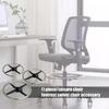 Chair Foot Rest Rings Anti Slip Steel Base Footrest Easy Setups Modern Living Room Office Stool Accessory Y5GB