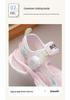Bobodou Girls' Sport Sandals: Rotating Button Beach Shoes for Kids