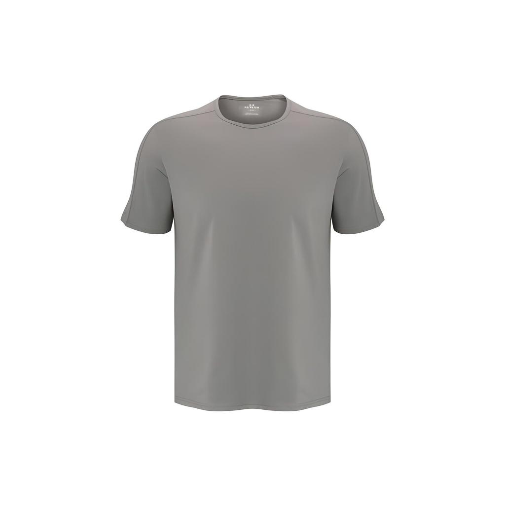 Under Armour Meridian Solid Training Running Crew Neck Short Sleeve T-Shirt Men Tops Gray 1379670-294
