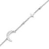 Olivia Burton Celestial North Star Moon Silver Bracelet Women's & (obj24100061)