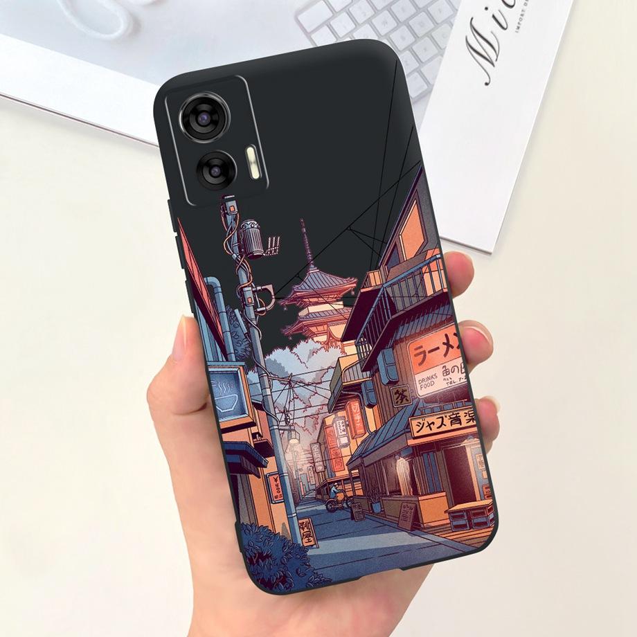Phone Case for Motorola Edge 30 Neo Edge30 30Neo Cover Capas Cartoon Girly Fashion Pattern Design Covers Soft Silicone Bumper