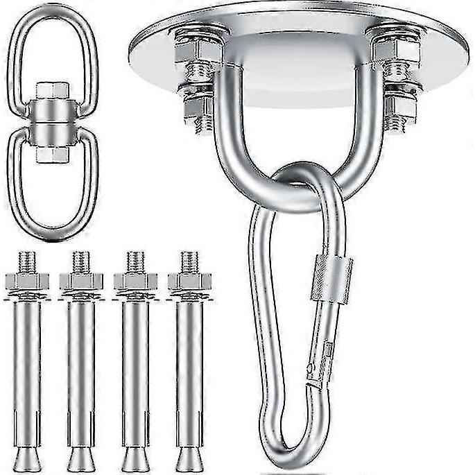 Ceiling Hook Hanging Chair 360 Swivel Hook, Stainless Steel Outdoor Bracket Up To 500kg For Ceiling Fixing Hanging Chair Hammock Punching B