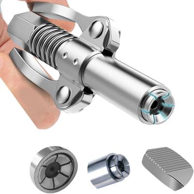 Grease Gun Coupler 10000 PSI Two Press Easy To Push Grease Gun Oil Pump Car Syringe Lubricant Tip Grease Nozzle