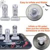 Plastic Ring Giant Tombstone Ring Toss Games Halloween Party Game Favors for Kids Inflatable Game Outdoor Carnival Game Classroom Indoor School Yard
