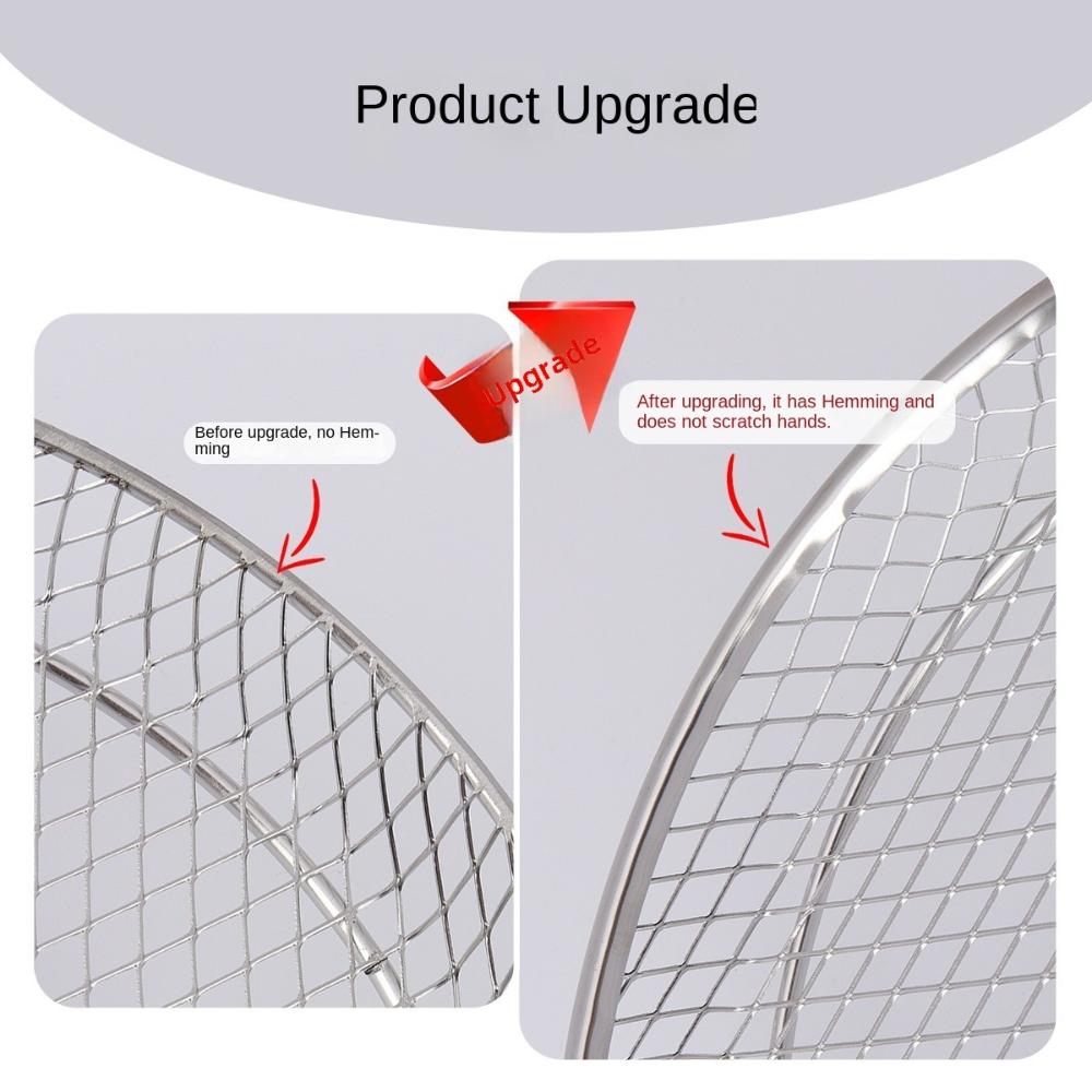 Durable 3Layer Air Fryer Racks Stackable Multifunctional Ovens Racks Stainless Steel Basket Tray Air Fryer Accessories