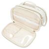 Nitori Double Zipper Cosmetic TW 2117100010841 Bag, White, NG09,