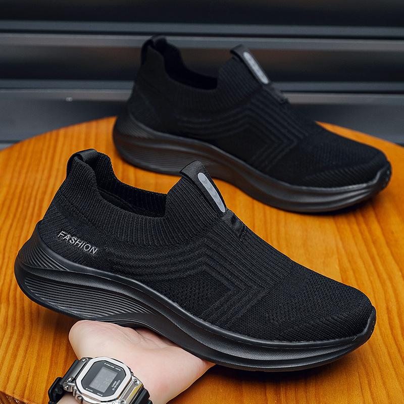 Summer season low-top shoes men's glove shoes breathable large size fly-woven student versatile ultra-light men's shoes