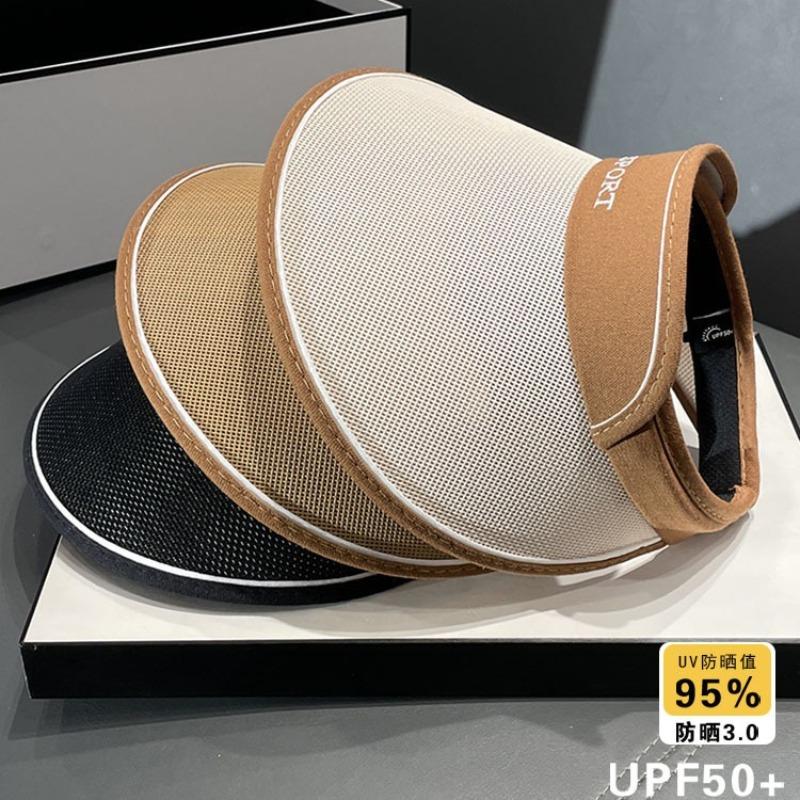 Summer Sunscreen Big Eaves Straw Woven Empty Top Hat Children's Versatile Travel UV Protection Sun Hat