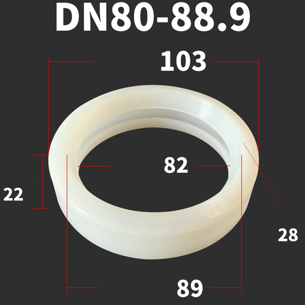 DN0.75-200 VMQ Slicone Rubber Sealing Seal Gasket Strip For Hough Section Coupling Clamp O-shaped groove