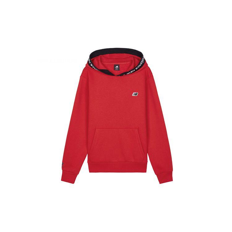 

Худи унисекс с логотипом New Balance, красный AMT03340-ENR