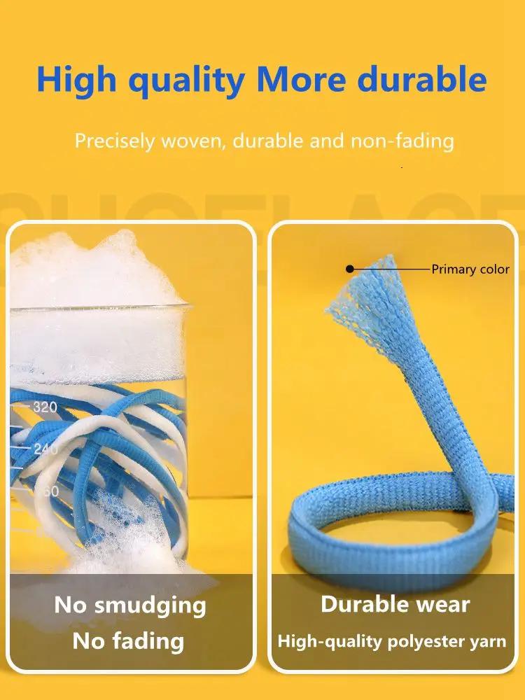 Dunk sb Originální Klasické Tkaničky Půlkruhové Zesílené Polyesterové AF1AJ Tkaničky do bot Basketbalové boty Protiskluzové Sportovní tkaničky 1 pár