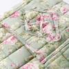 Korean Home Pastoral Fabric Storage Basket Clothing Sundries Storage Basket Floral with Handle Underwear Storage