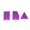 1pc/3PCS Dough Cake Cutter Slicer Spatula for Cake Cream Scraper Pasty Cutters Scraper Irregular Straight Arc Tooth Edge DIY