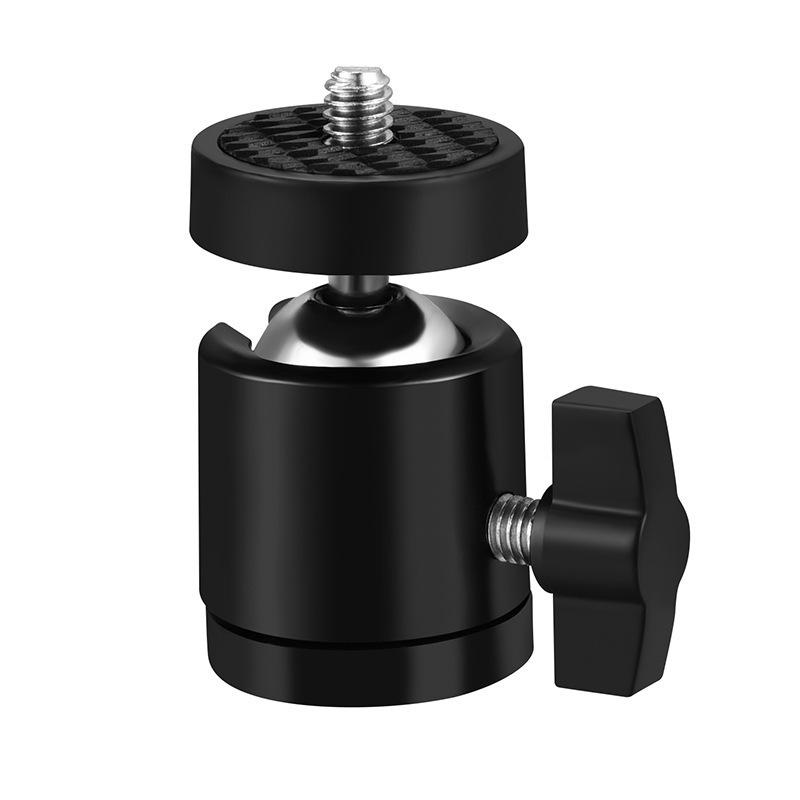 Universal Metal Mini 360° Pan Tilt Head Tripod for Mobile Live Streaming