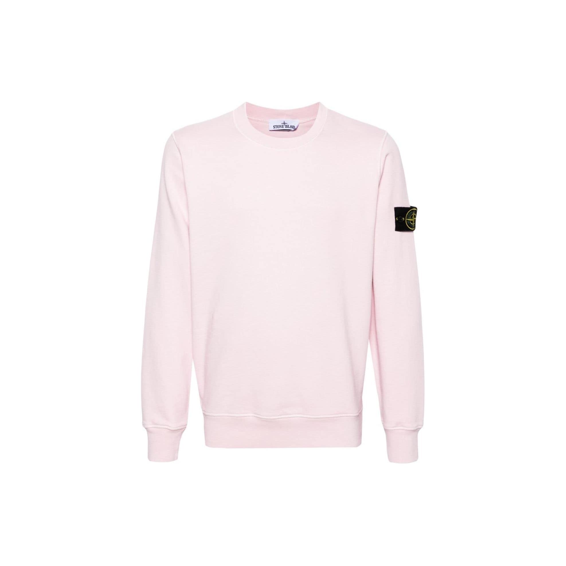STONE ISLAND Logo Patch Crewneck Sweatshirt