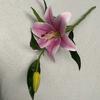 Cloth Realistic 3d Artificial Lilies Fake Flowers For Wedding Decor Home Props