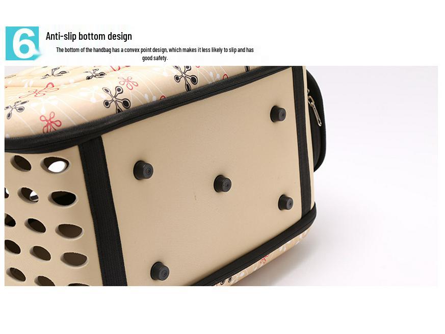 Pet Carrier: Space-Saving EVA Foldable Bag for Cats and Dogs