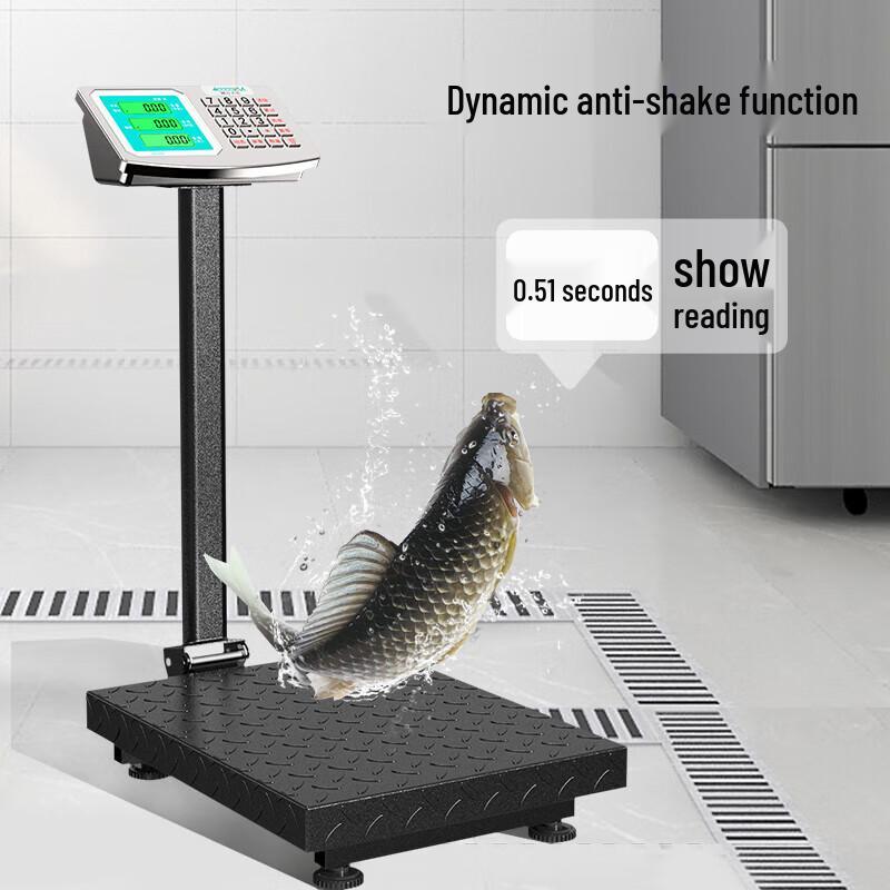 

Aodema High-Precision 300KG Commercial Folding Floor Scale