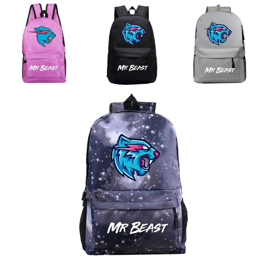 Batoh Mr Beast Lightning Cat Vysokokapacitní Školní Taška S Prodyšným Materiálem