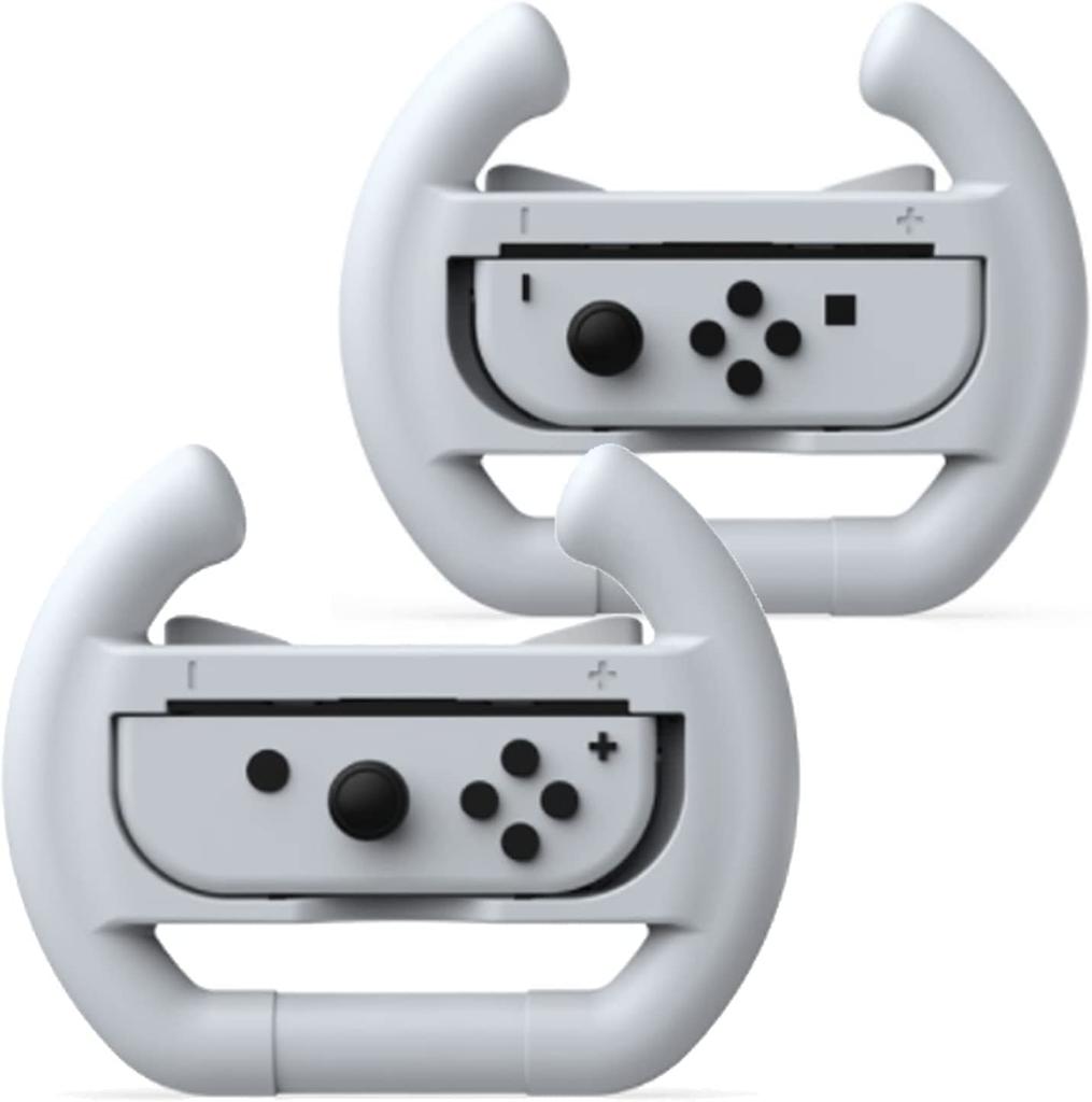 with OLED Set of 2 Handles for Mario Kart 8 Compatible with Easy to Comfortable to the and Comfortable to Hold [Compatible Switch/Switch Models]