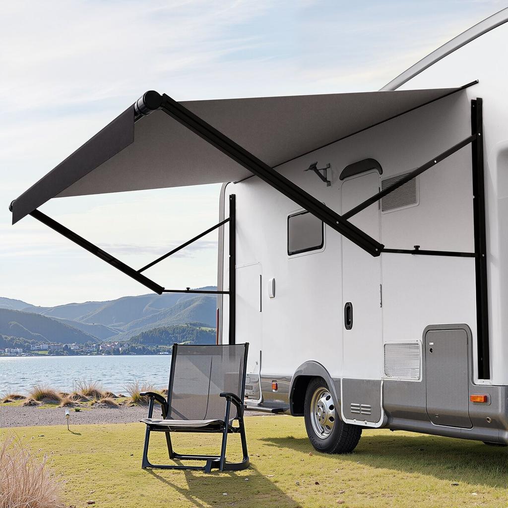 19' RV Replacement Awning Electric Trailer Awning for Most DC12V RVs