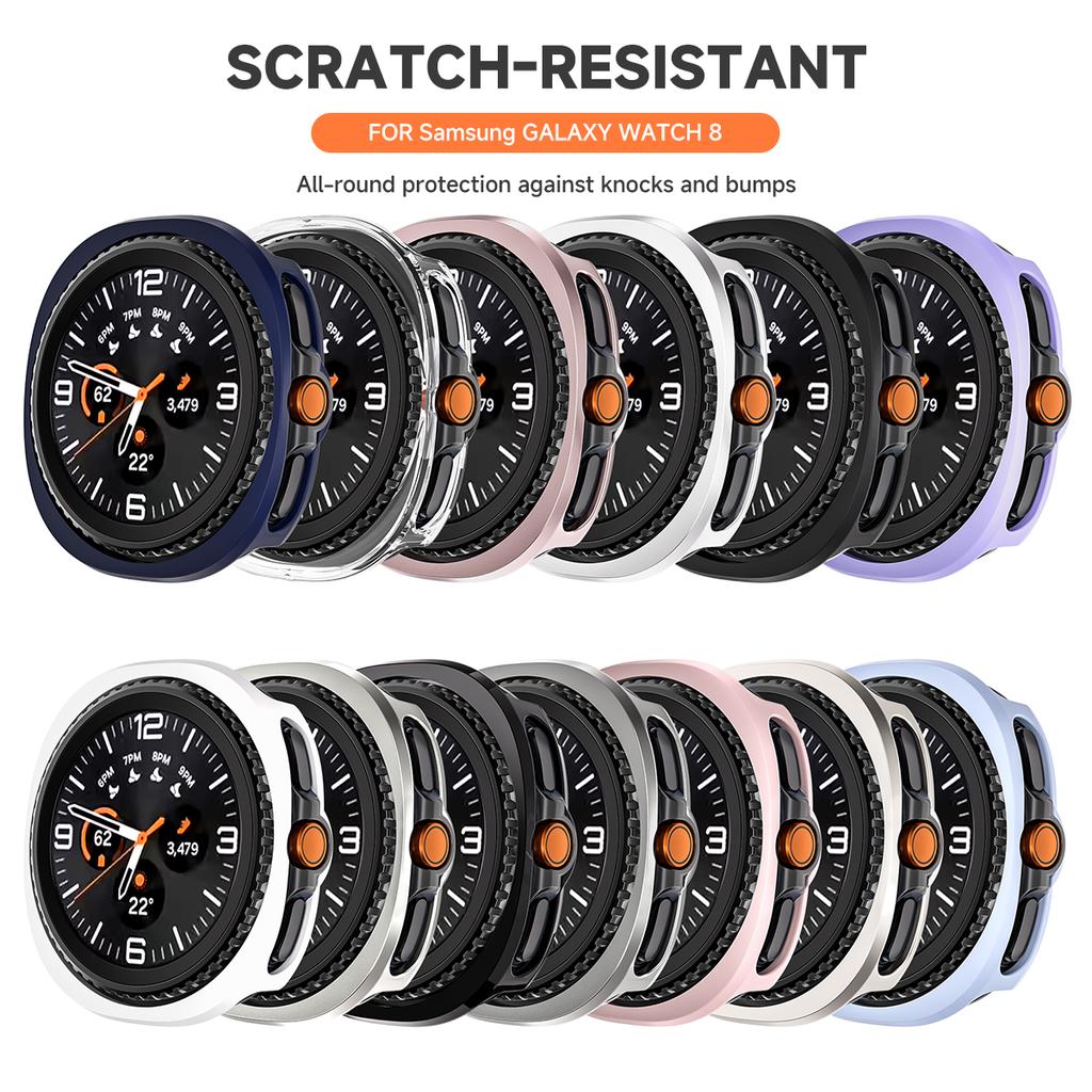 PC Hard Case For Samsung Galaxy Watch 8 Classic Matte Cover Protective For Galaxy Watch 8 Classic Hollow Out Shell Accessories