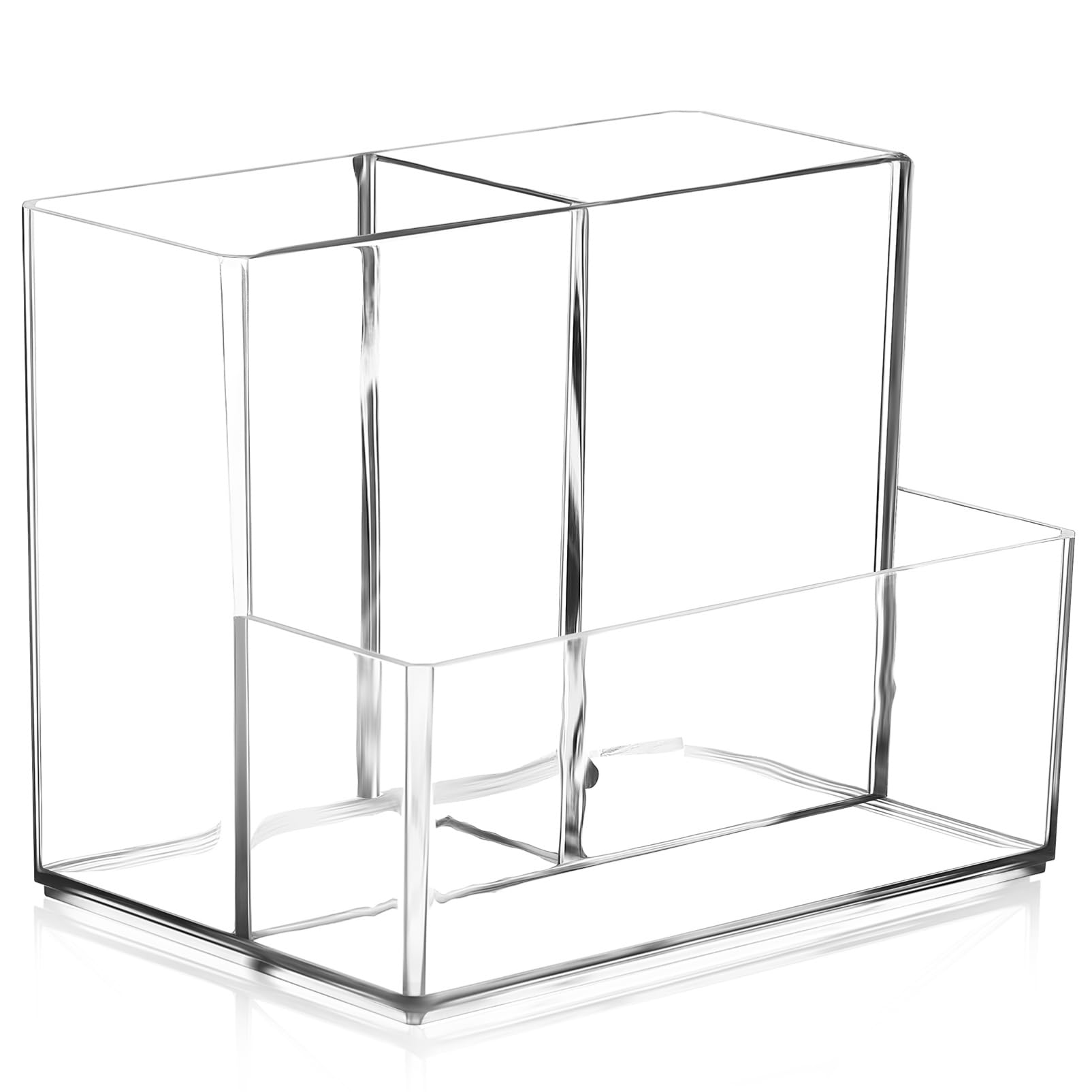 

Frcolor Makeup Stationery Makeup Clear Makeup Brush Divided Makeup Storage Desktop Pen Desk Organizer Cosmetic Holder Storage, Storage, Organizer,