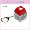 Dazzling Acrylic Illuminated Keychain With Electronic Muyu Keyboard Wholesale Available