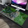Wildkatze Mauspads großes Tastatur-Maus-Schreibtischpad rutschfeste Gummi-Gaming-Mauspad Laptop-Maus-Teppich